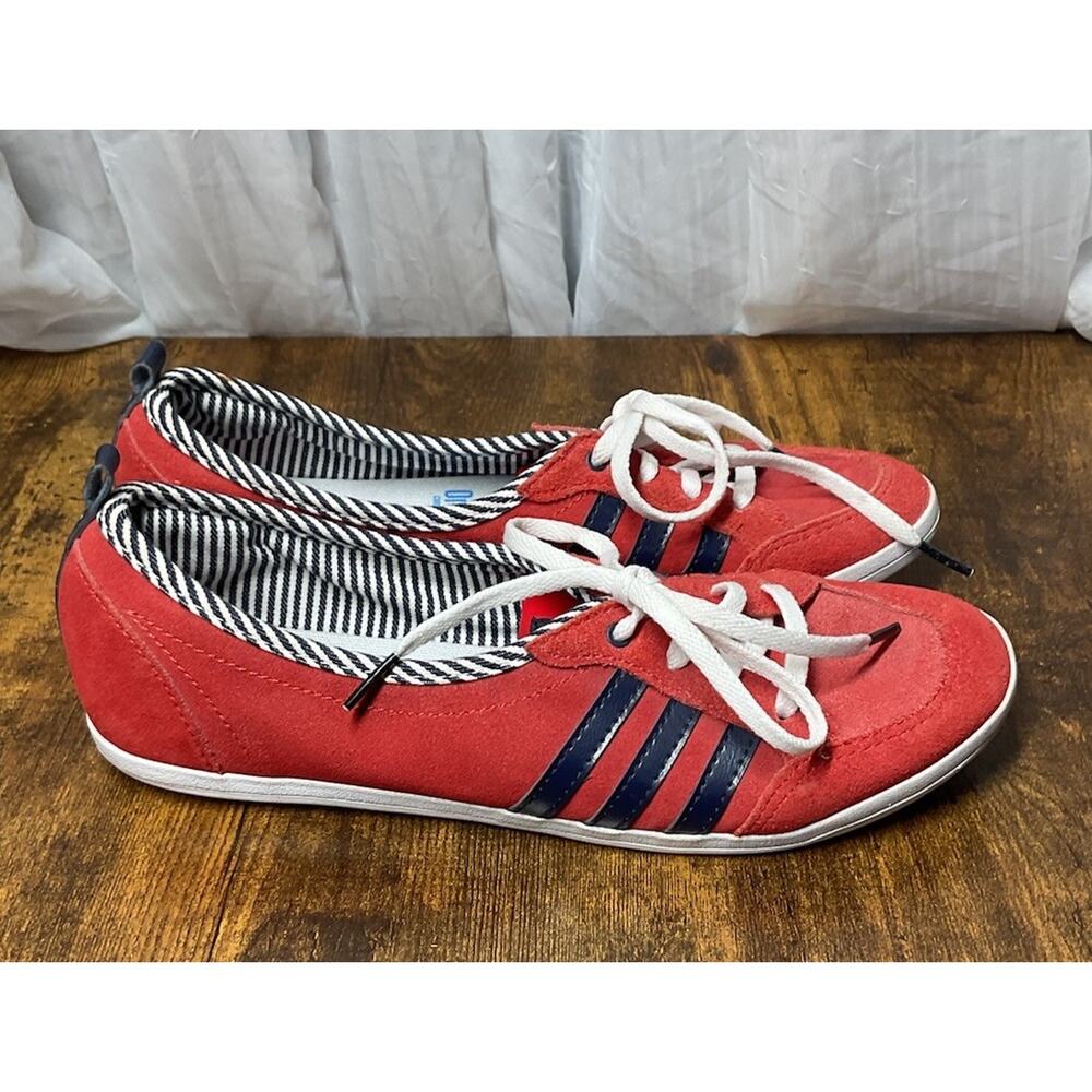 adidas Red and Blue Women's Sneakers